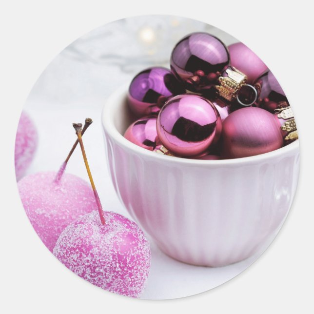 vacker runt klistermärke (Framsida)