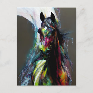 Vacker Saddlebred häst Vykort