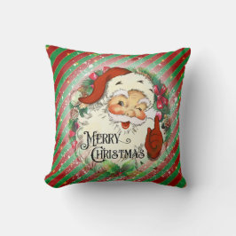 Vacker Santa God jul Home Decor Kudde