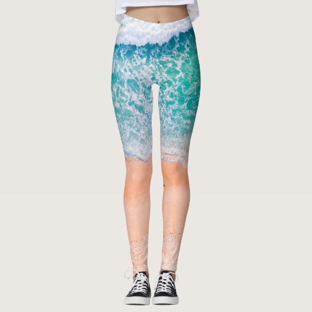 Vacker Sea Beach Leggings (Framsida)