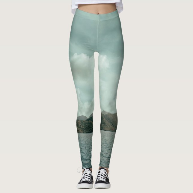 Vacker Sea Life Leggings (Framsida)