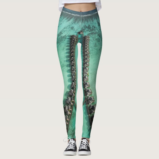 Vacker Sea Life Leggings (Framsida)