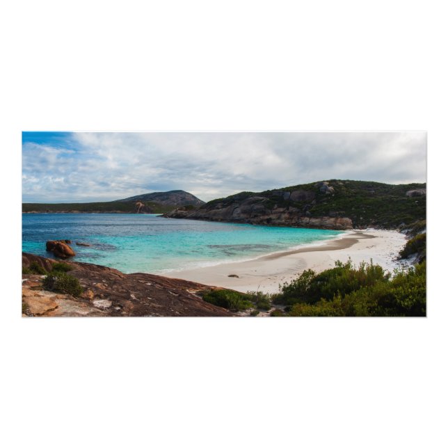 Vacker Secluded Paradise Bay, Westerna Australien Fototryck (Framsidan)