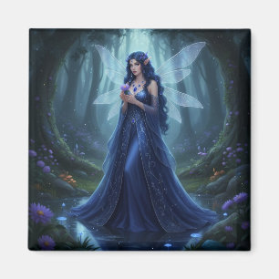 Vacker September Sapphire Fairy Magnet