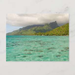 Vacker Sheraton Resort i Moorea, Franska Vykort