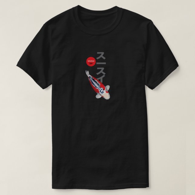 Vacker Shusui Koi Fish T-Shirt - Elegant (Design framsida)