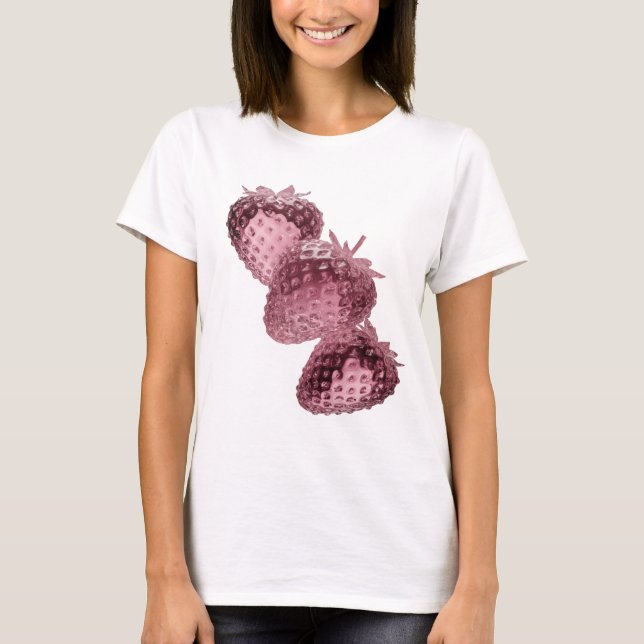 Vacker silver ABSTRAKT KONST Deklaration Design T Shirt (Framsida)