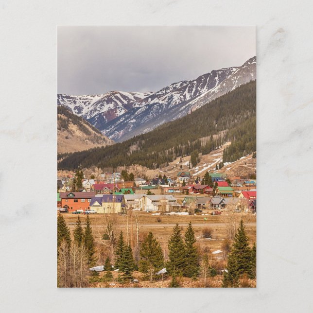 Vacker Silverton Colorado Vykort (Framsida)