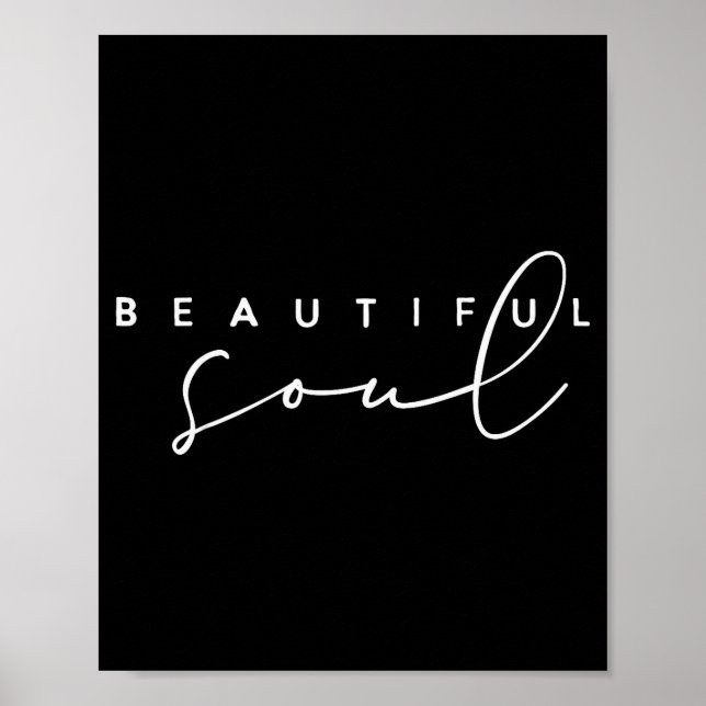 Vacker själ - Motiverande och inspirerande  Poster (Framsidan)