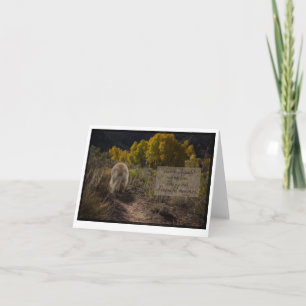 vacker själslig leonberger sympati kort