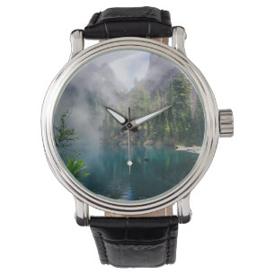 Vacker Sjö Mountain Photo Wrist Watch Armbandsur