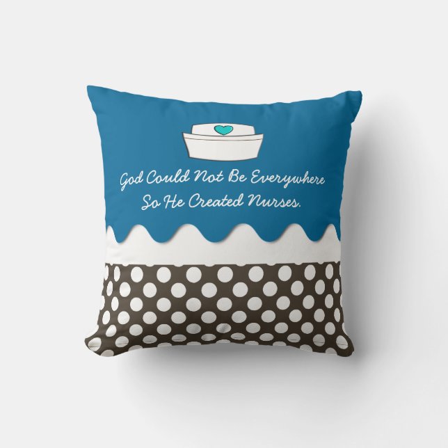 Vacker sjuksköterska Pillow Kudde (Framsida)