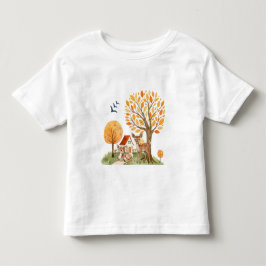 Vacker Skogsstuga Landet Hem T Shirt