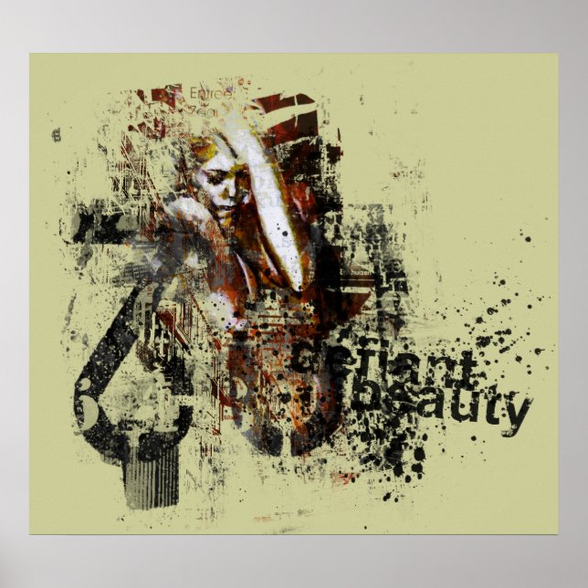 vacker skönhet poster (Framsidan)
