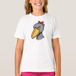 Vacker skostorkfågel t shirt