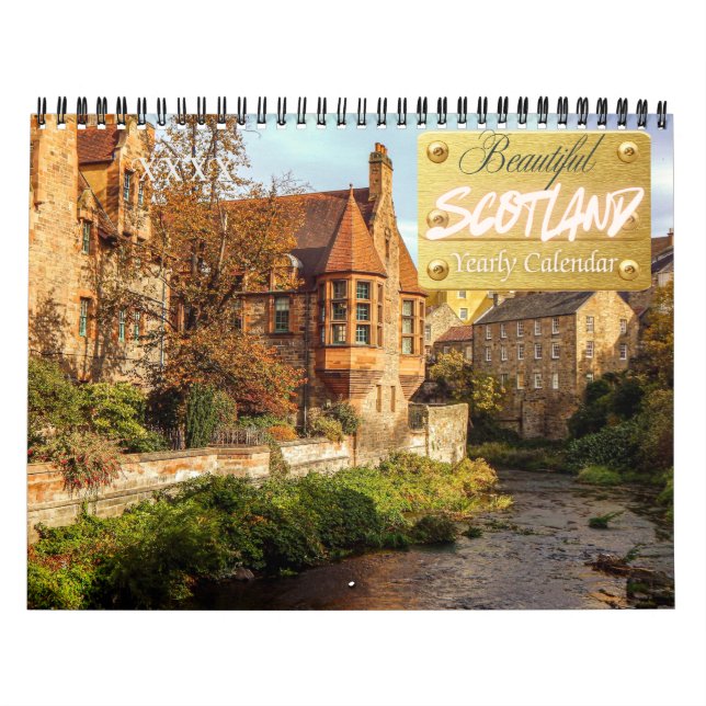 Vacker Skottland Europeisk Kalender (Omslag)