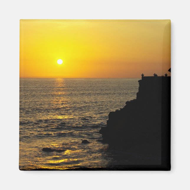 vacker solnedgång på Bali-ön Magnet (Framsidan)