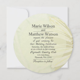 Vacker solros blomsterdesign inbjudningar