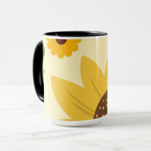 Vacker solrosdesign