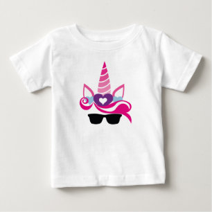 Vacker sommar enhörning t shirt