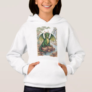 Vacker söt drak t shirt