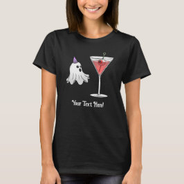 Vacker spök & kuslig cocktail t shirt