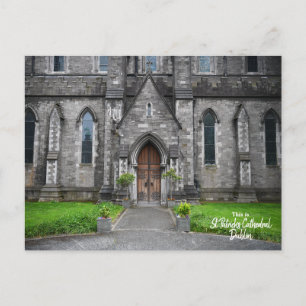 Vacker St. Patrick's Cathedral Dublin, Irland Vykort