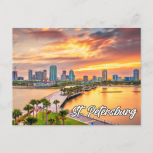 Vacker St. Petersburg, Florida, United Stater Vykort
