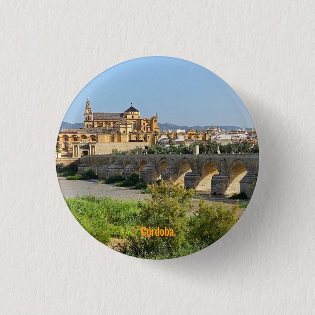 Vacker stad Cordoba i Spanien, resa Knapp (Framsida)