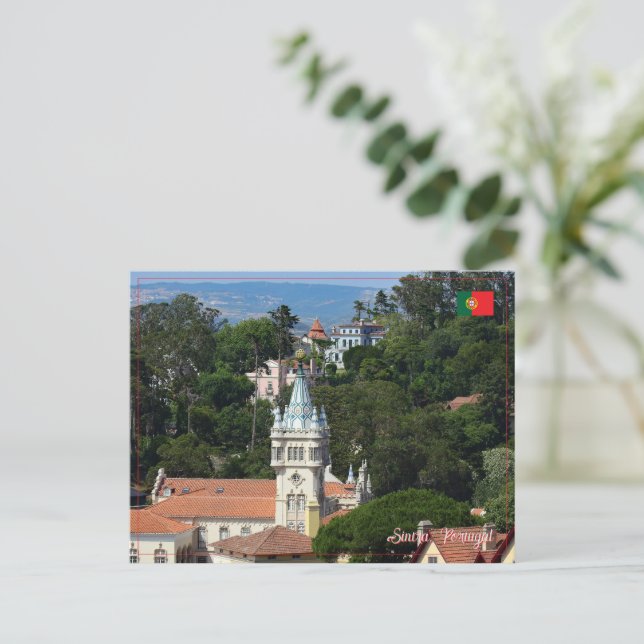 Vacker stad Sintra, Portugal Vykort (Stående Fram)