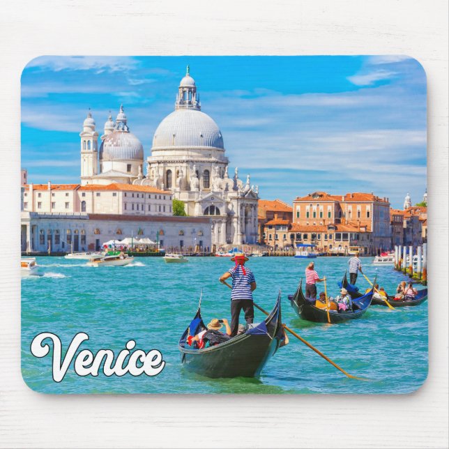 Vacker stad Venedig, Italien Musmatta (Framsidan)