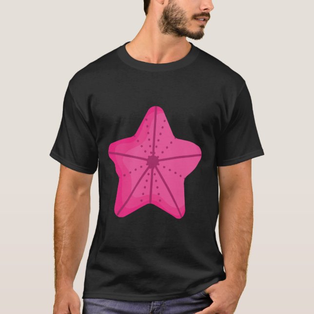 Vacker Starfish T Shirt (Framsida)