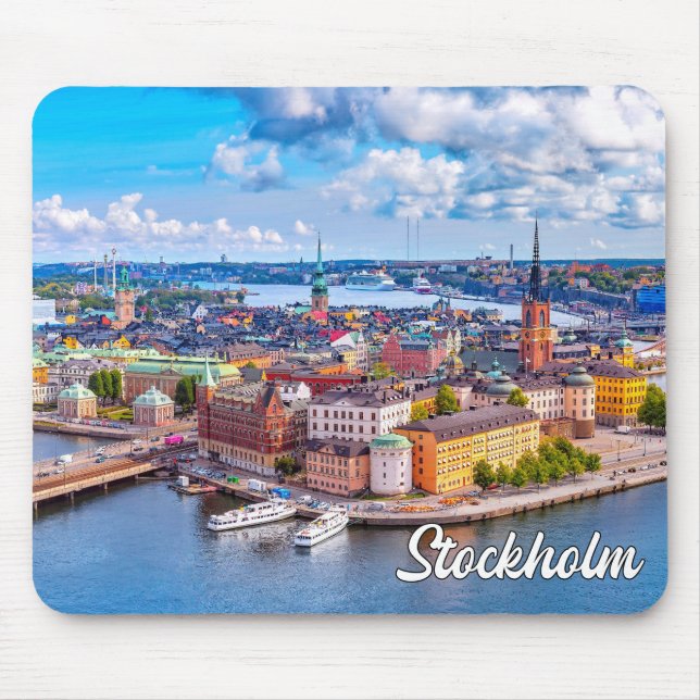 Vacker Stockholm, Sverige Musmatta (Framsidan)
