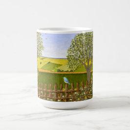 Vacker stor vy kaffemugg