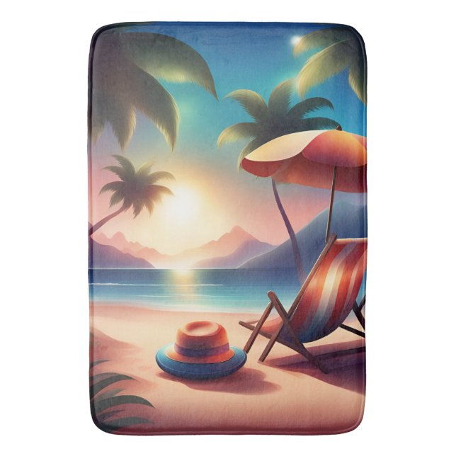 vacker strand badrumsmatta (Framsidan (Vertikal))