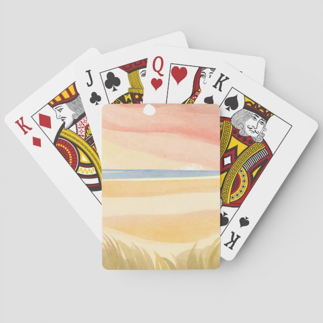 vacker strand casinokort (Baksidan)