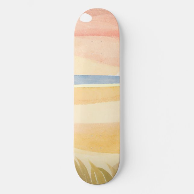 vacker strand mini skateboard bräda 18,5 cm (Framsida)