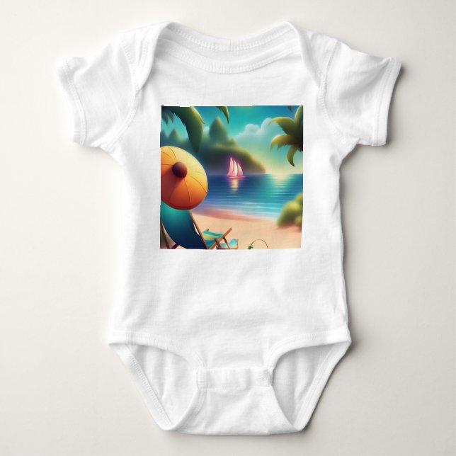 vacker strand t shirt (Framsida)