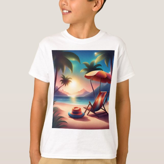 vacker strand t shirt (Framsida)
