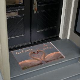 Vacker svan Door Mat