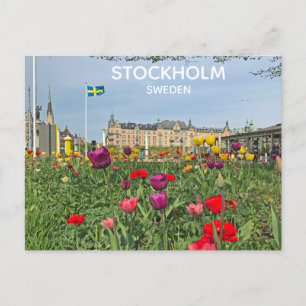 Vacker Sverige Stockholm vykort! Vykort