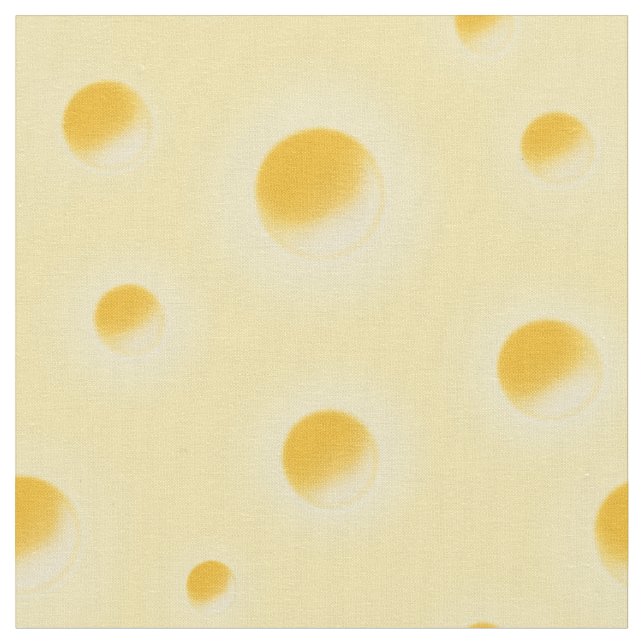 Vacker Swiss Cheese Holey Cheesy Tyg (Närbild)