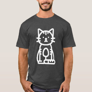 vacker t-shirt-design zazzer katten t shirt