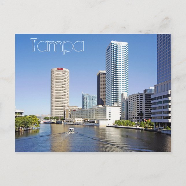 Vacker Tampa, Florida Vykort (Framsida)