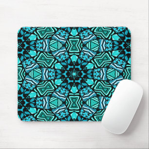 Vacker Teal Aqua Turquise Ethnic Mosaic Musmatta