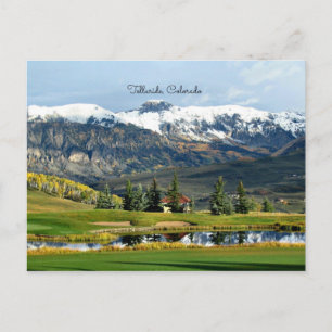 Vacker Telluride, Colorado Ligcape Vykort