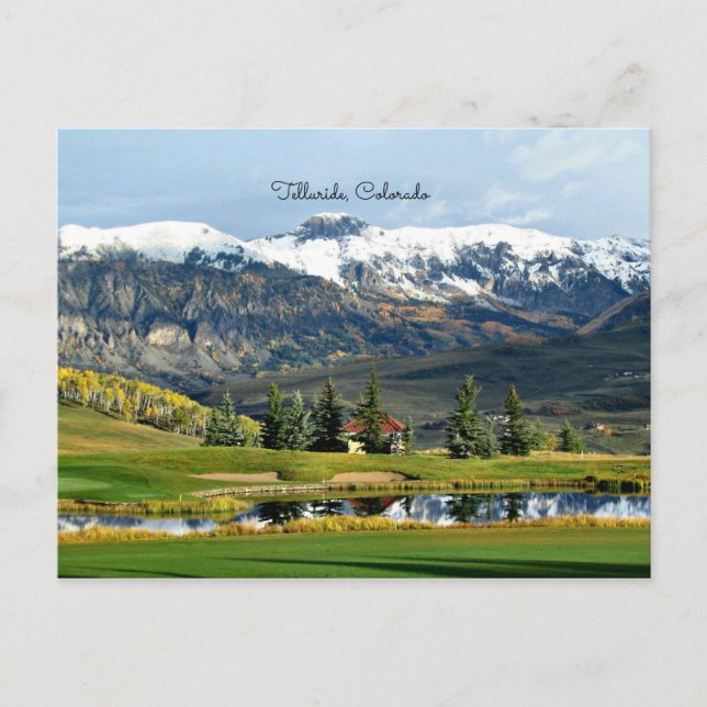 Vacker Telluride, Colorado Ligcape Vykort (Framsida)