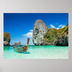 Vacker Thailand Beach Poster