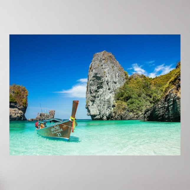 Vacker Thailand Beach Poster (Framsidan)