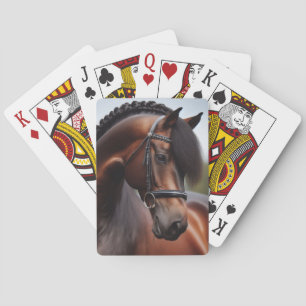 Vacker Thoroughborn Horse Casinokort